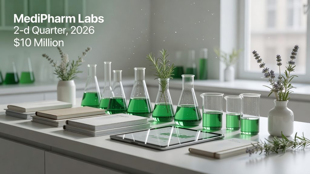 MediPharm Labs retrouve la rentabilité au deuxième trimestre 2026 avec 10 millions de dollars de revenus