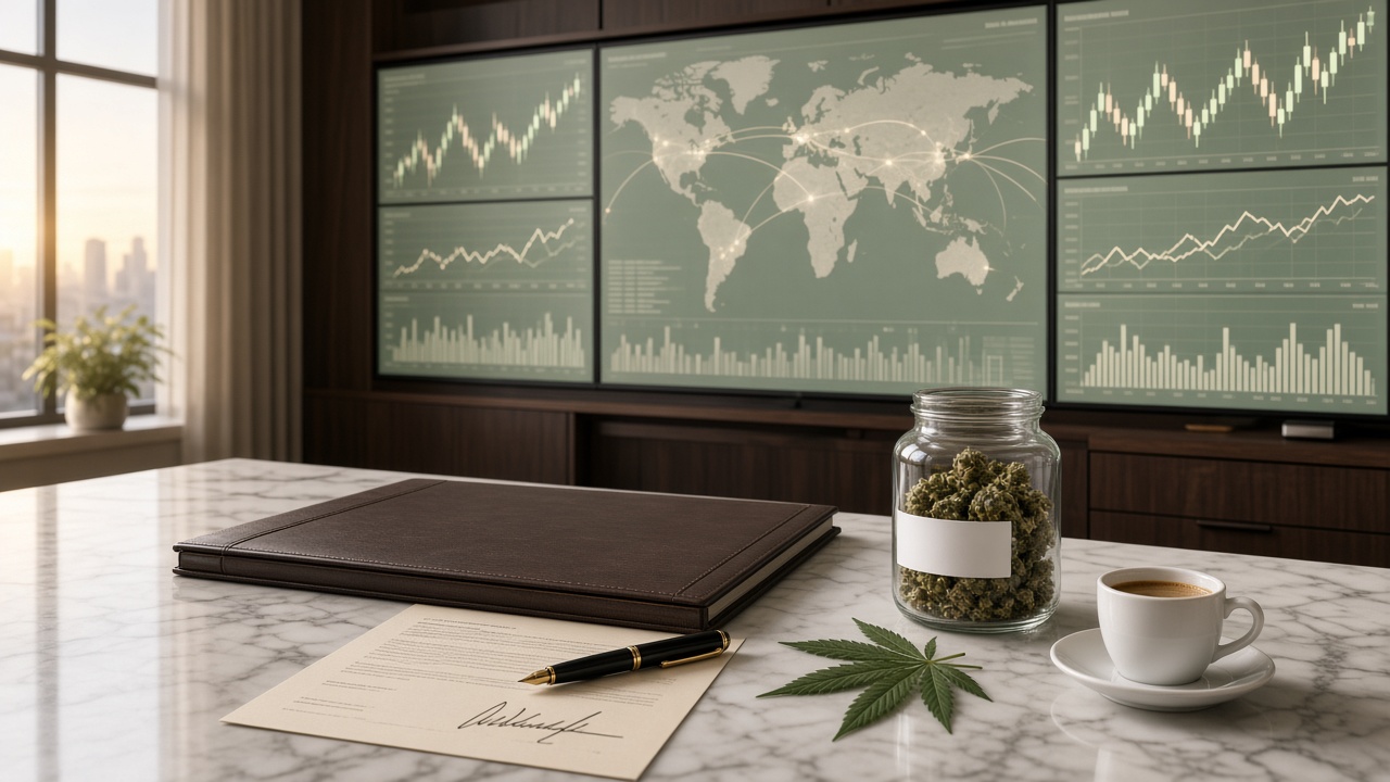 Salle des marchés et contrat d’acquisition : le business mondial du cannabis médical